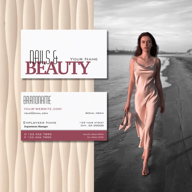 Cartão De Visita Clássica Branca Brilhante Simples e Profissional (Criador carregado)