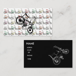 CARTÃO DE VISITA CLÁSSICO da BICICLETA SCHWINN d