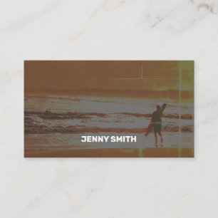 Cartão de visita Clássico Laranja Limpo