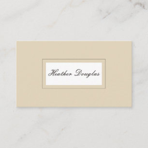 Cartão De Visita Clássico minimalista