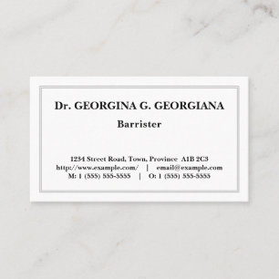 Cartão de visita clássico, movido