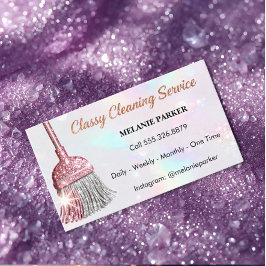 Cartão De Visita Classy Cleaning Services