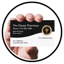 Cartão De Visita Classy Pharmacy Design