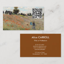 Claude Monet - Campo Poppy - Código QR