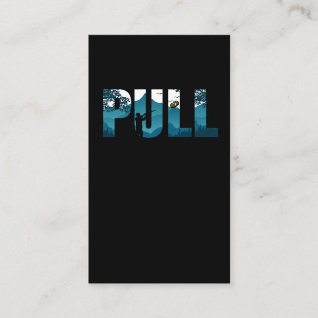 Cartão De Visita Clay Pigeon Disparando Pombos de Cintura (Frente)