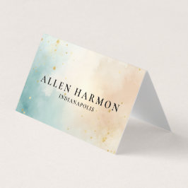 Cartão De Visita Clean Minimal Custom Family Name | 5-Minute Edit