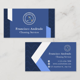 Cartão De Visita Cleaning Company | Custom Logo Cleaning Service