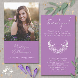 Cartão De Visita Cliente de Fotografia Moderna Psicica Esoterica Mu