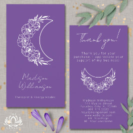 Cartão De Visita Cliente de Fotografia Moderna Psicica Esoterica Mu