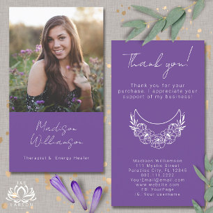 Cartão De Visita Cliente de Fotografia Moderna Psicica Esoterica Mu