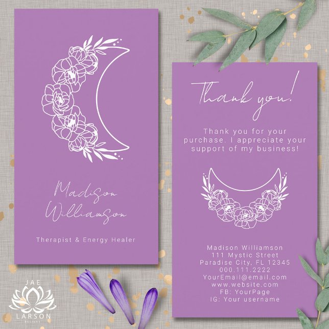 Cartão De Visita Cliente de Fotografia Moderna Psicica Esoterica Mu (Criador carregado)