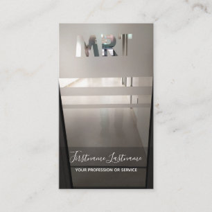 Cartão De Visita clinica de radiologia por MRT e centro médico de M