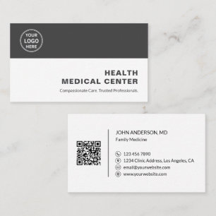 Cartão De Visita Clínica Médica Doutor Gray Profissional