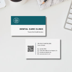 Cartão De Visita Clínica Odontológica Dentista Logotipo Personaliza
