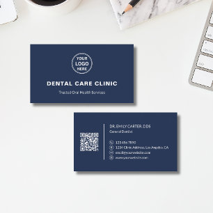 Cartão De Visita Clínica Odontológica Dentista Logotipo Personaliza