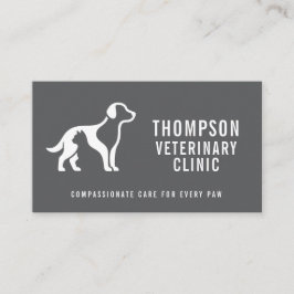 Cartão de Visita Clínica Veterinária Vet Pet Escri