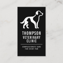Cartão de Visita Clínica Veterinária Vet Pet Escri
