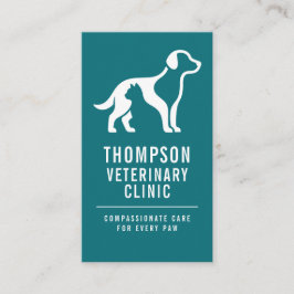 Cartão de Visita Clínica Veterinária Vet Pet Offic
