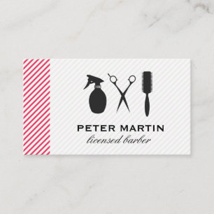 Cartão De Visita Clippers de cabelo  Ferramentas Barber