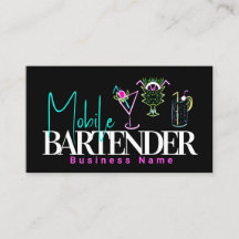 Clube de Barman Móvel Neon Drinks