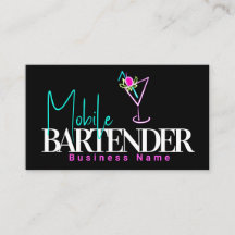Clube de Barman Móvel Neon Drinks B Bar