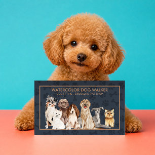 Cartão De Visita Clube de Cães Comunidade Canina