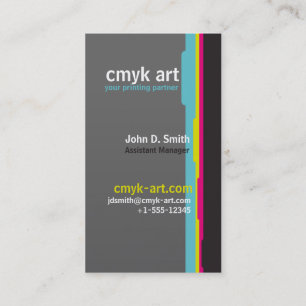 CARTÃO DE VISITA CMYK