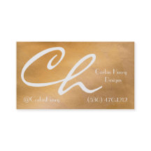 Cobre Elegante Metal Branco Luxo com Código QR