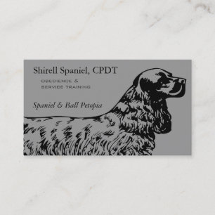 Cartão De Visita Cocker Spaniel Dog Business