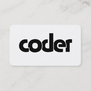 Cartão De Visita Codificador