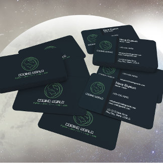 Cartão De Visita Codificador de Inteligência Artificial
