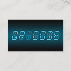 Cartão De Visita CÓDIGO DE QR: readout digital