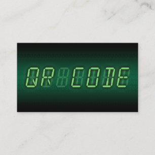 Cartão De Visita CÓDIGO DE QR: readout digital