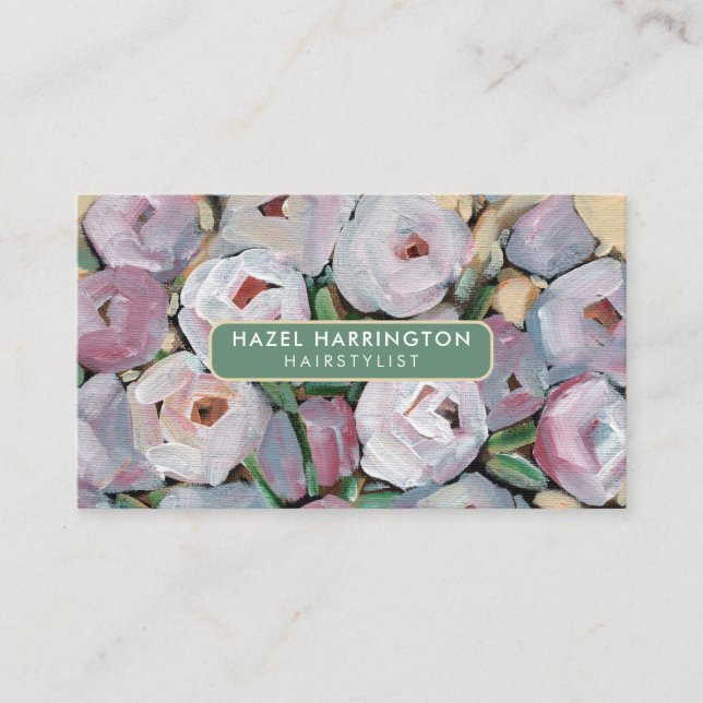 Cartão De Visita Código QR Abstrato digital digitalizável (Frente)