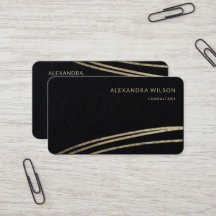 Código QR Assinatura Dourada preta Elegante Profis