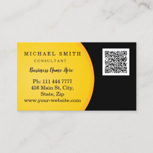 Cartão De Visita Código QR Corporativo Personalizado Logo Empresari