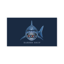 Código Qr da Barbearia Elegante Tubarão de Aço
