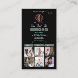 Cartão De Visita Código QR da Mídia Social Verde do TikTok Sage