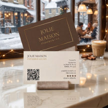 Código QR da Padaria Francesa Marrom Chocolate e C