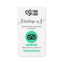 Código QR da Solicitação de Revisão do TripAdvisor