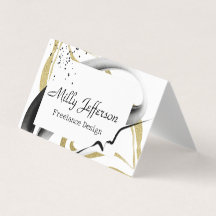 Código QR de Abstrato de Design de Freelance Doura