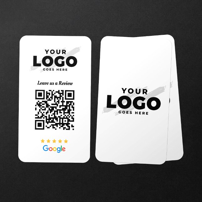 Cartão De Visita Código QR de Avaliações do Google Link de Avaliaçã (Criador carregado)