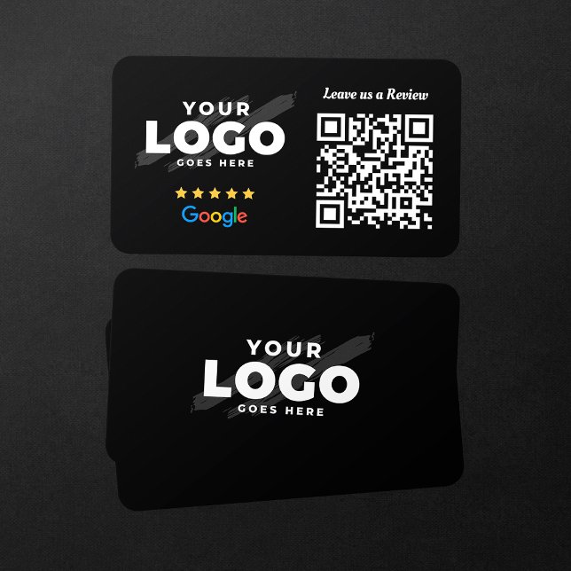 Cartão De Visita Código QR de Avaliações do Google Link de Avaliaçã (Criador carregado)