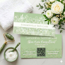Código QR de Consultor de Cuidados com a Pele Flor