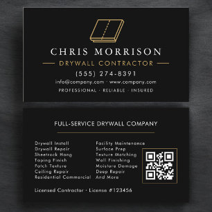 Cartão De Visita Código QR de Drywall Sheetrock