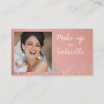 Código QR de Foto Boho Rosa Poeirenta Botânica Mod