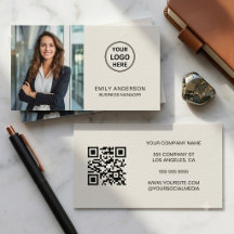 Código QR de Foto com Logotipo Personalizado Moder