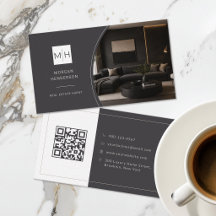 Código QR de Foto de Agente Imobiliário de Luxo