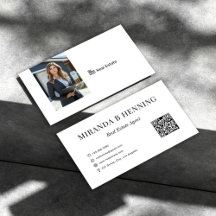 Código QR de Foto de Agente Imobiliário Profission