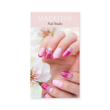 Código QR de Foto de Artista de Unhas Rosa Bege